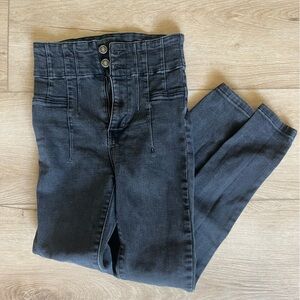 Free People | We The Free Washed Black High-Rise Jegging Skinny Jeans Women’s 26